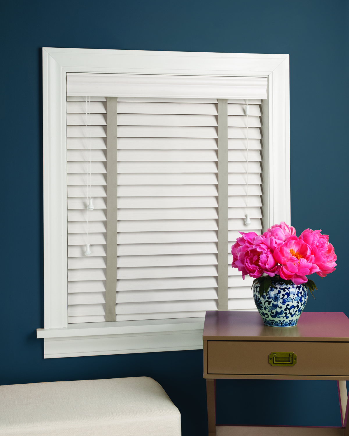 Natural 45cm x 210cm FURNISHED PVC Venetian Blinds Made to Measure Wood Effect Window Blind New